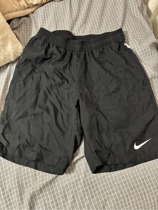 Nike Other - Nike Men’s Black Athletic Shorts with White Swoosh